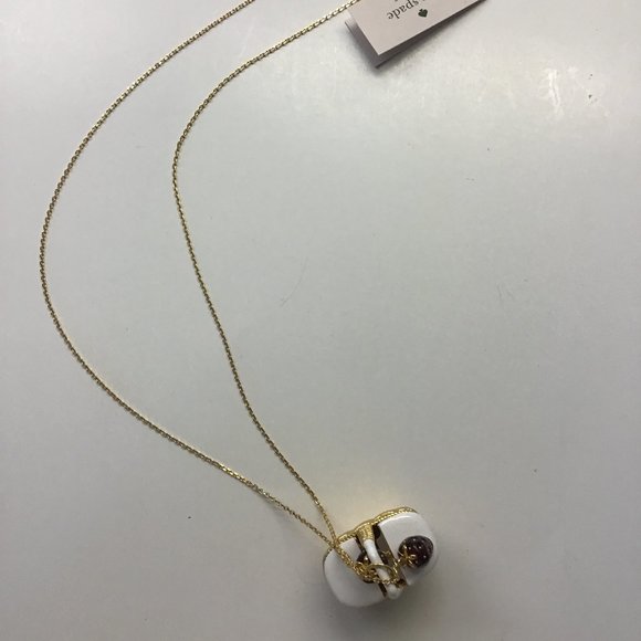 Kate Spade New Picnic Basket with Strawberries Necklace - Picture 1 of 3